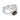 Silvia ring - sølvbelagt smoky
